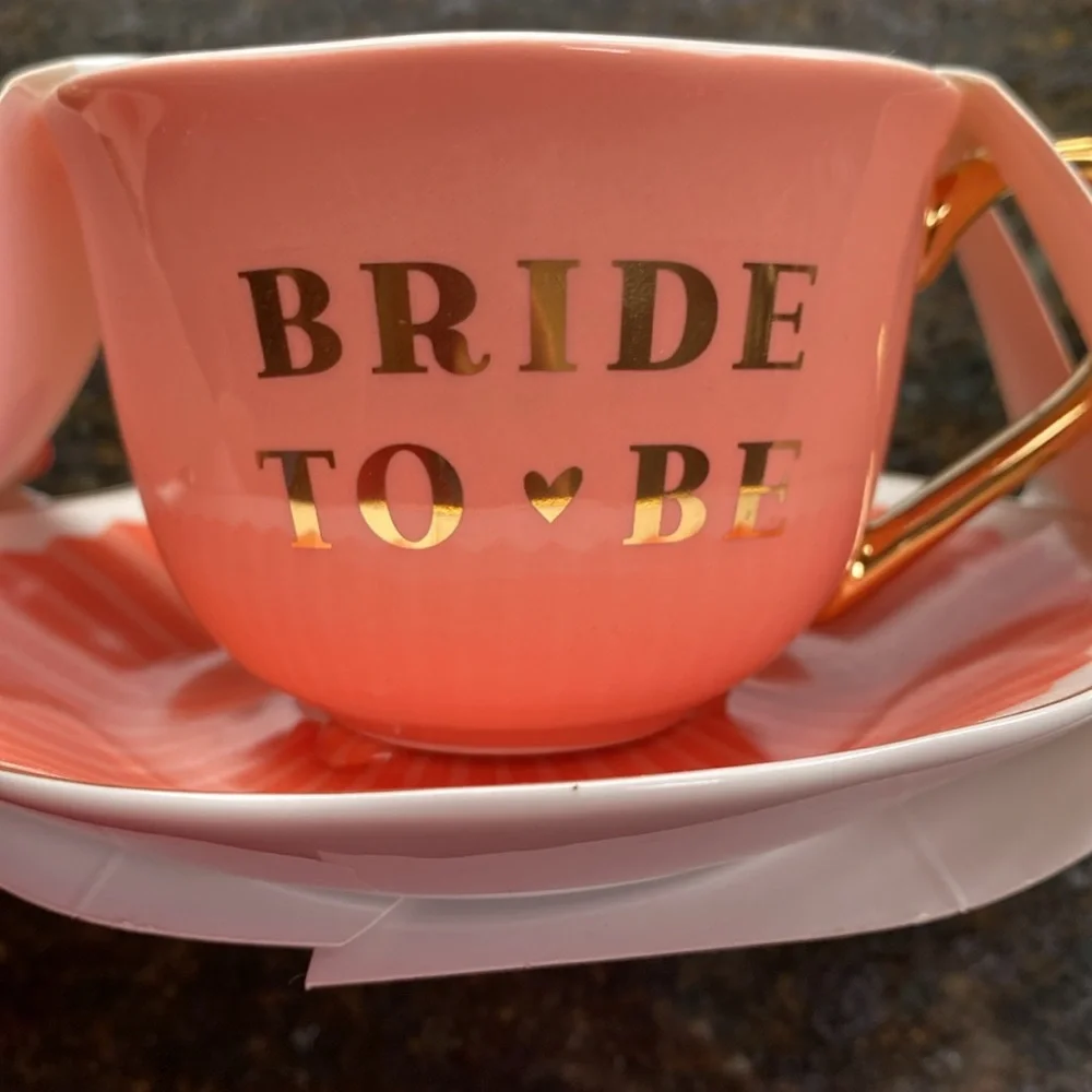 🆕 slant collections tea cup with saucer - Picture 3 of 4